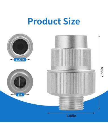 Filtro de Agua para Lavadora LVFEITIN 85470 Aluminio 1 Unidad