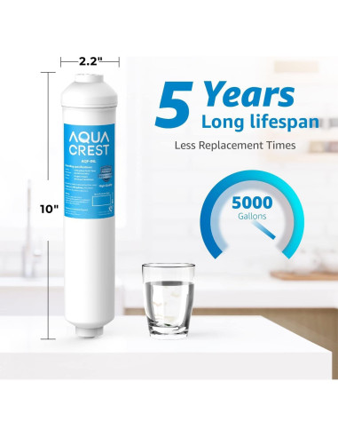 Filtro de Agua en Línea AQUA CREST 5 Años 18,927 Litros