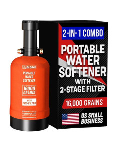 Ablandador de Agua Portátil NPGLOBAL WS-8000 - 16,000 Granos