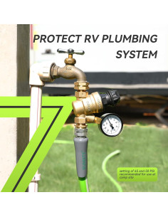 Regulador de Presión de Agua RVMATE Ajustable para RV 2
