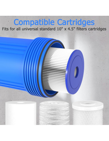 Filtro de Agua MewMore WHB10 para Toda la Casa 10"x4.5"