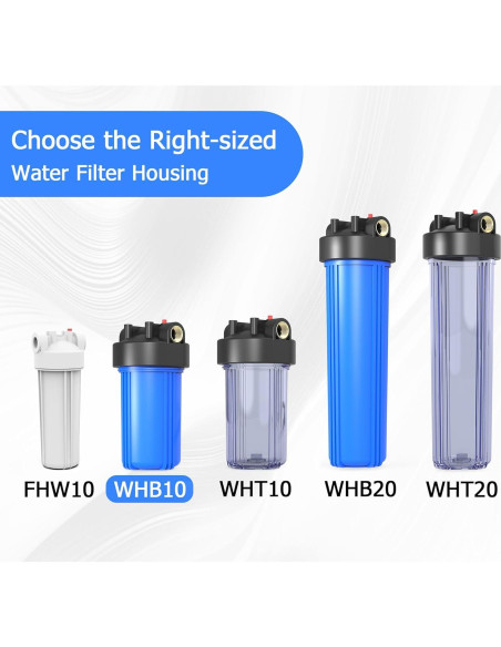 Filtro de Agua MewMore WHB10 para Toda la Casa 10"x4.5" Filtro de Agua MewMore WHB10 para Toda la Casa 10"x4.5"