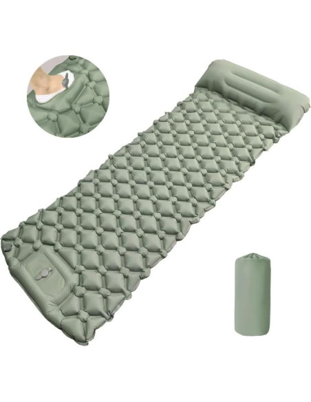 Colchón Inflable Monaker B5101 - Camping Individual 190x60cm