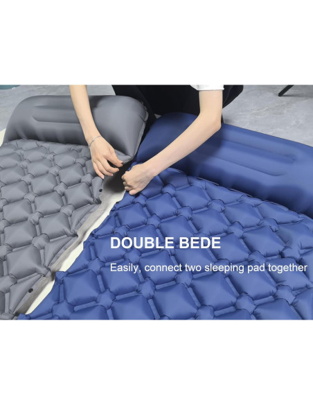 Colchón Inflable Monaker B5101 - Camping Individual 190x60cm