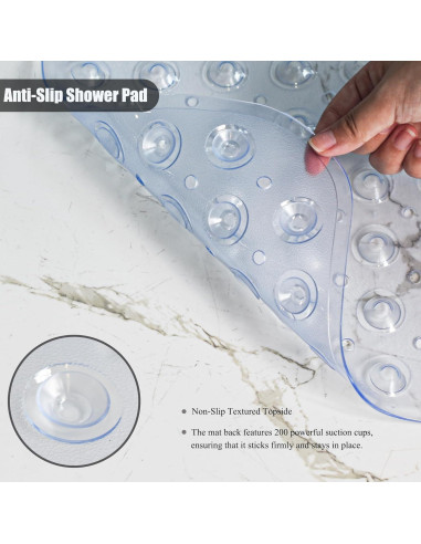 Alfombrilla de Baño Antideslizante CADONO 101,6 x 40,6 cm