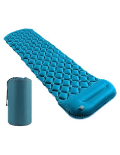 Estera Inflable Star Smart para Camping 193x61x6 cm Azul Pavo Real
