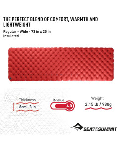 Colchón de Aire Aislado Sea to Summit Comfort Plus XT 182.9x63.5cm 2