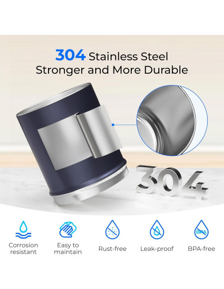 Filtro de Agua por Gravedad Waterdrop 8.5L Acero Inoxidable