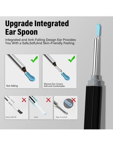 Kit de Eliminación de Cerumen Morelax con Cámara 1080P