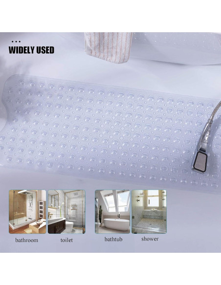 Alfombrilla de Baño Antideslizante CADONO 101,6 x 40,6 cm
