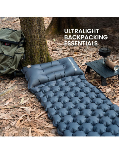 Almohadilla de Dormir Onetigris BLACKCRYSTAL 2025 Ultraligera