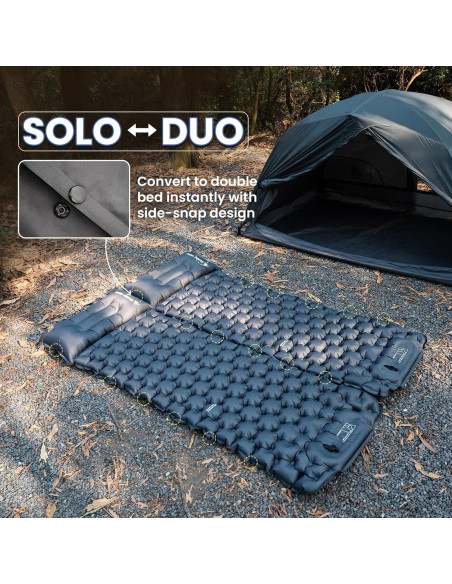 Almohadilla de Dormir Onetigris BLACKCRYSTAL 2025 Ultraligera