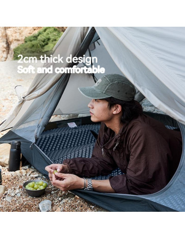 Colchoneta Ultraligera AMBIHIKE 200x65cm Impermeable Camping