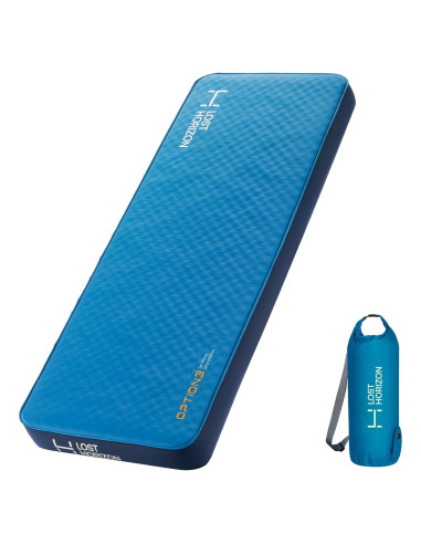 Colchón de Camping Autoinflable LOSTHORIZON 190.5x63.5 cm