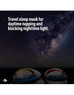 Antifaz de viaje Sea to Summit TravellingLight gris 2