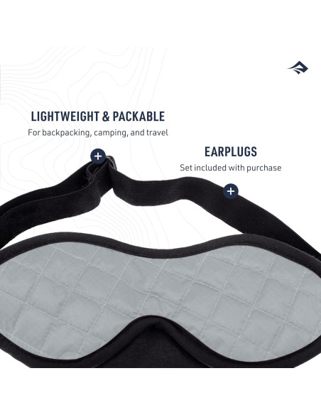 Antifaz de viaje Sea to Summit TravellingLight gris