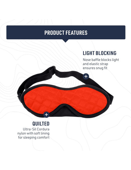 Antifaz de viaje Sea to Summit TravellingLight gris