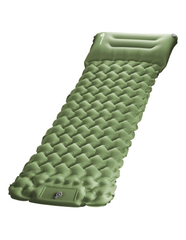 Colchoneta Inflable Individual Realtopdo CAMPD Verde Pasto 200x66 cm