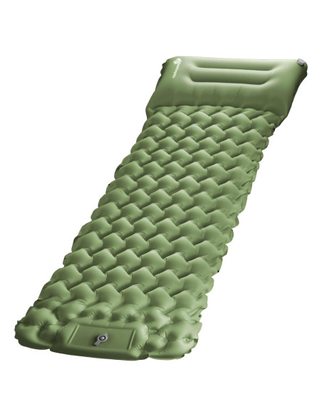 Colchoneta Inflable Individual Realtopdo CAMPD Verde Pasto 200x66 cm
