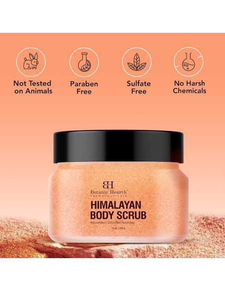 Exfoliante Corporal Botanic Hearth Sal del Himalaya 340 g