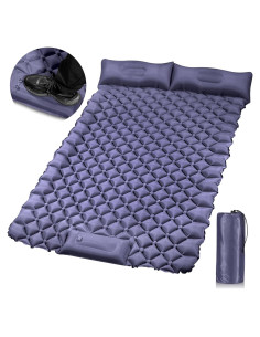 Colchoneta de Camping Doble Chasyatzi 200x102 cm Plegable