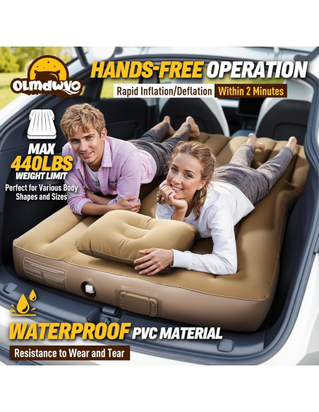 Colchón de Aire Autoinflable OLMDWVO para Tesla Model Y 2020-2024