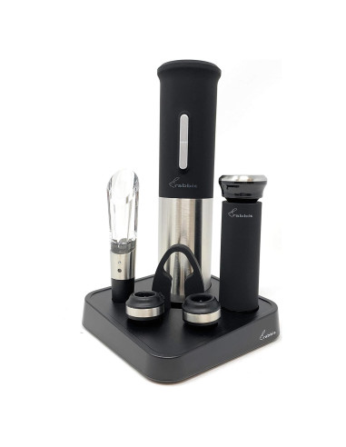 Juego de Vino Eléctrico Rabbit 5 Piezas - Sacacorchos y Accesorios