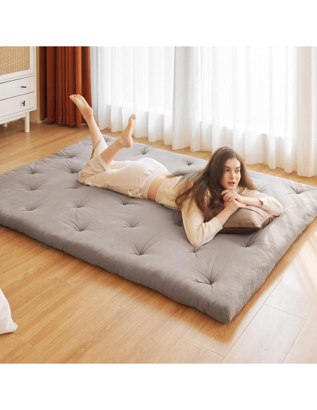 Colchón Futón Japonés ZonLi Queen 203x152cm 100% Algodón