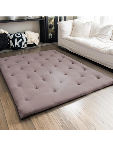 Colchón Futón Japonés ZonLi Queen 203x152cm 100% Algodón