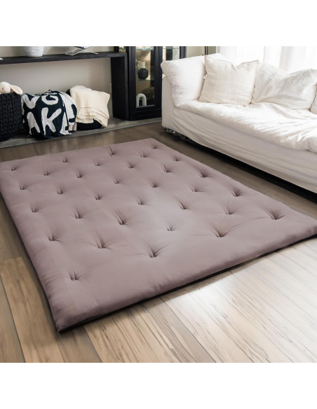 Colchón Futón Japonés ZonLi Queen 203x152cm 100% Algodón