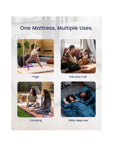 Colchón Futón Japonés ZonLi Queen 203x152cm 100% Algodón