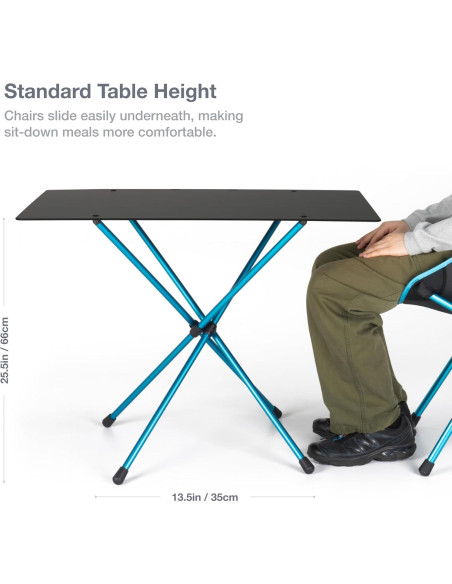 Mesa de Comedor Portátil Helinox Ancha 60x90cm Plegable