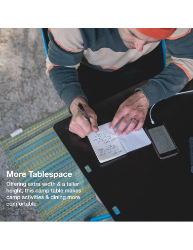 Mesa de Comedor Portátil Helinox Ancha 60x90cm Plegable