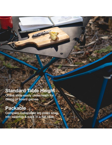 Mesa de Comedor Portátil Helinox Ancha 60x90cm Plegable