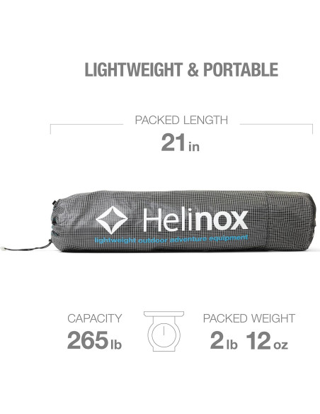 Cama de Camping Helinox Lite Cot Ultra-Ligera Plegable 1.27kg