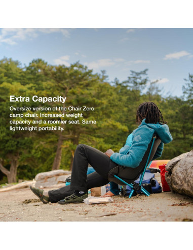 Silla Helinox Cero Ultraligera y Mesa Uno Plegable