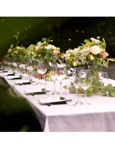 Mesa Plegable 180 cm JingPieCle Blanca Utilitaria 149.7 kg 2