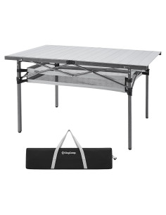 Mesa Plegable de Camping KingCamp 135.89x69.85cm Aluminio