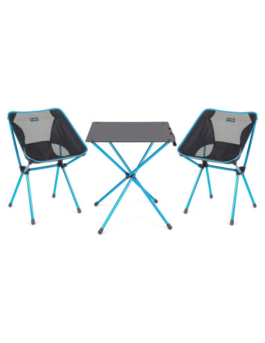 Conjunto Mesa y Sillas de Camping Helinox - Plegable y Portátil