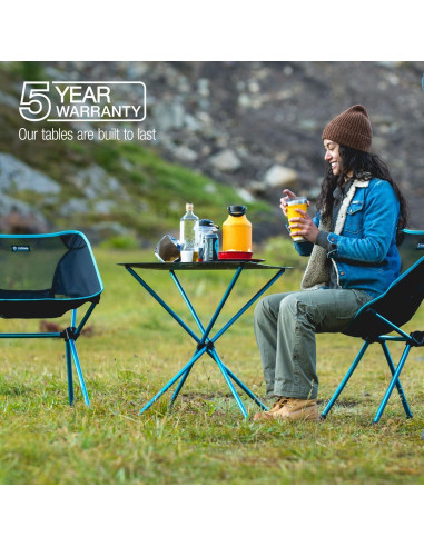 Conjunto Mesa y Sillas de Camping Helinox - Plegable y Portátil