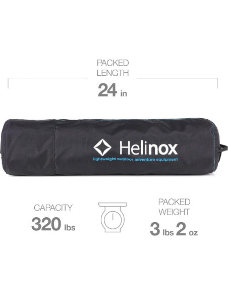 Conjunto Mesa y Sillas de Camping Helinox - Plegable y Portátil