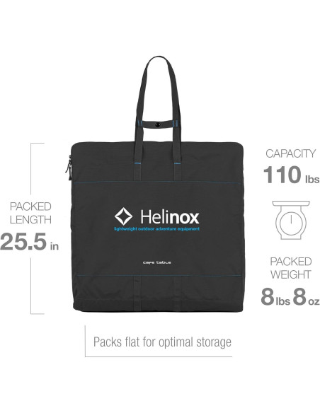 Conjunto Mesa y Sillas de Camping Helinox - Plegable y Portátil