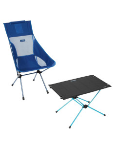 Silla Helinox Sunset Plegable y Mesa One Hard Top Camping