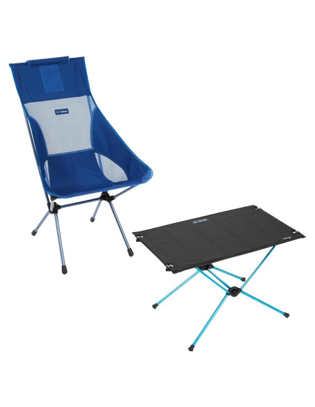 Silla Helinox Sunset Plegable y Mesa One Hard Top Camping