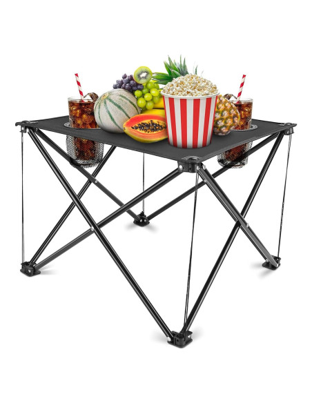 Mesa Plegable de Camping TeqHome 2022 - 45.72x45.72cm, 20kg Mesa Plegable de Camping TeqHome 2022 - 45.72x45.72cm, 20kg