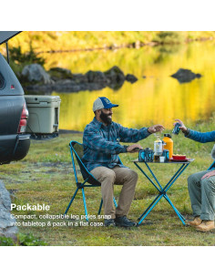 Silla y Mesa de Café Helinox Plegables para Exterior 2