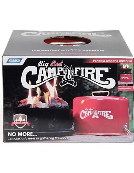 Calentador de Propano Camco 33.66 cm para Camping Rojo