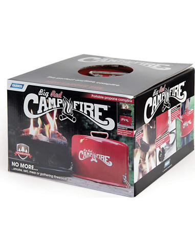 Calentador de Propano Camco 33.66 cm para Camping Rojo