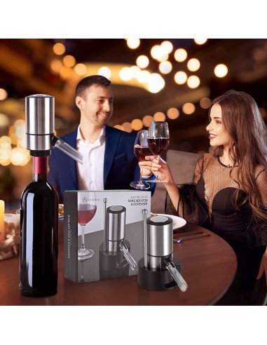 Aerador de Vino Eléctrico ESCLAP Acero Inoxidable 0.36 kg