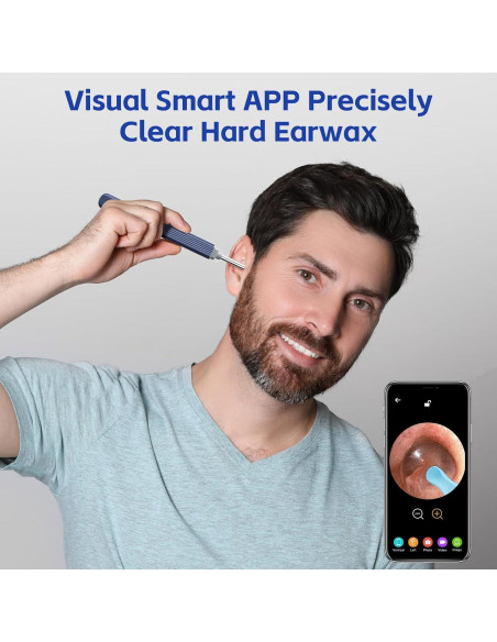 Kit de Limpieza de Oídos Morelax con Cámara 1080P HD